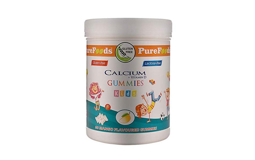 Purefoods Calcium + Vitamin D Gummies for Kids   Plastic Jar  480 grams